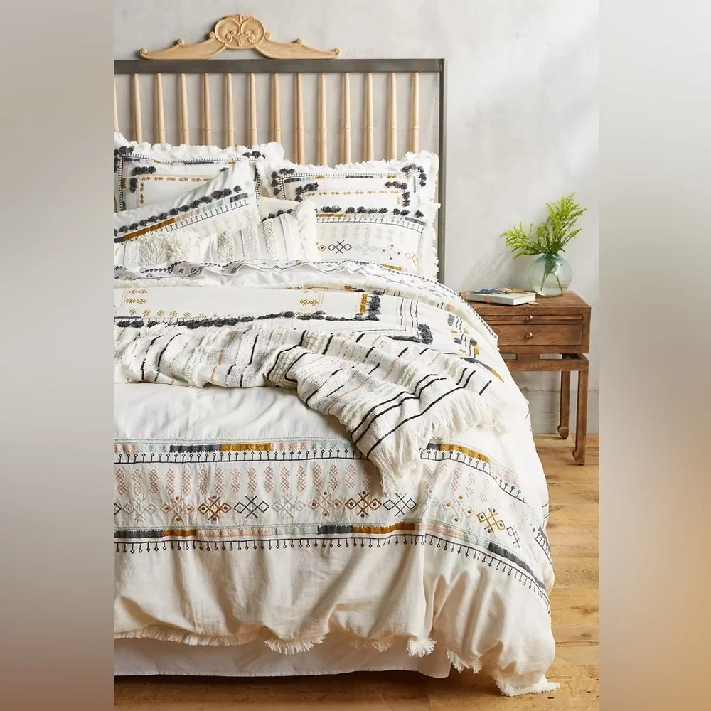 Anthropologie Kessabine Duvet Cover NWT Twin